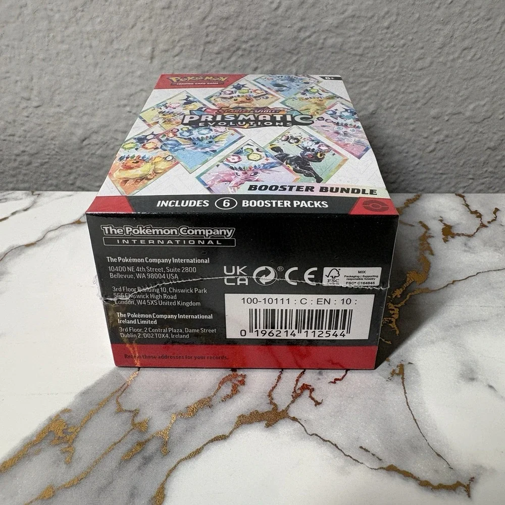 Pokemon TCG Prismatic Evolutions Booster Bundle 6 Packs Factory Sealed 2025